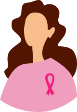 Ilustração para câncer de mama