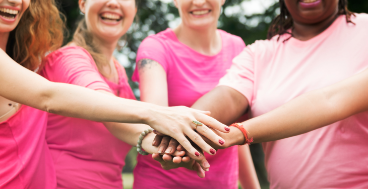 Mulheres juntas na luta contra o câncer de mama